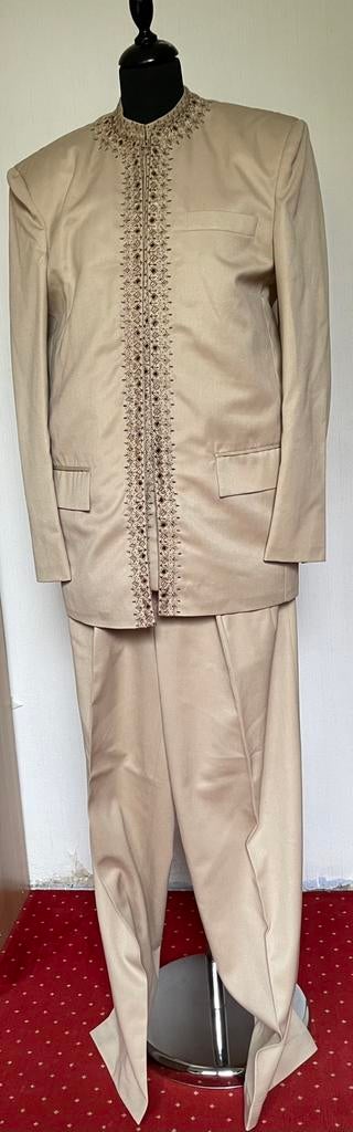 3-dlg Indiase pak voor heren, Kleding | Heren, Ophalen of Verzenden, Nieuw, Maat 52/54 (L), Kleding