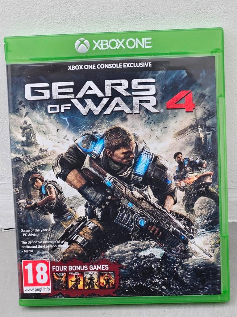 Gears of War 4 - Xbox One - Getest & Werkend!, Online, Gebruikt, Vanaf 18 jaar, Shooter