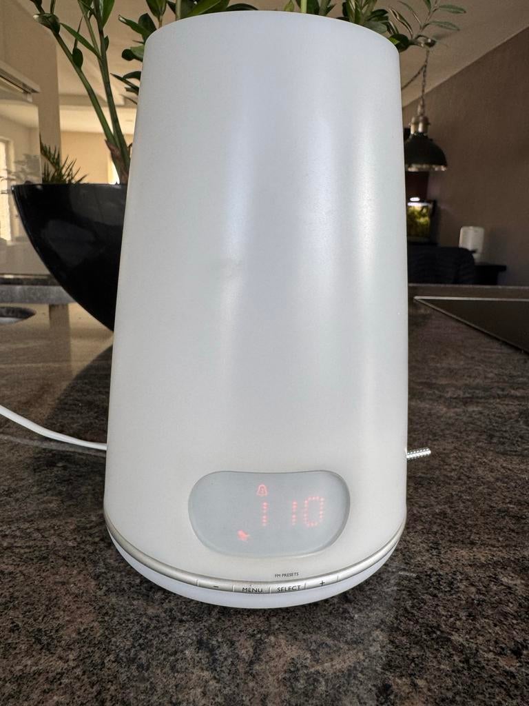 Philips HF3485 Wake-up Light, Ophalen of Verzenden, Gebruikt, Kunststof, Minder dan 100 cm