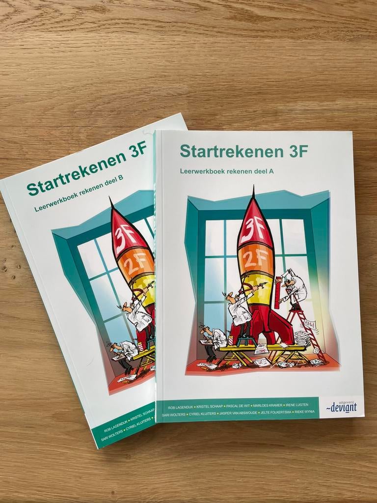 VIA werkboek 3F Startrekenen leerwerkboek A & B, Boeken, Ophalen of Verzenden, Zo goed als nieuw, Overige niveaus