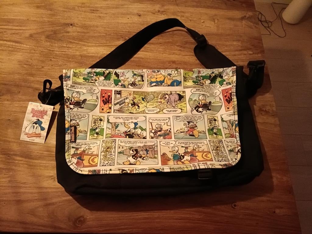 Nieuwe Donald Duck Schoudertas, Ophalen of Verzenden, Nieuw, Zwart, Overige merken