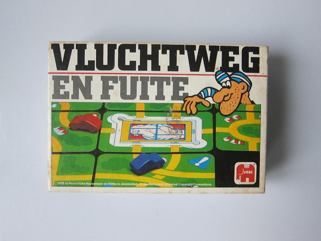 Vluchtweg / En fuite - strategisch spel uit 1982 van Jumbo, Hobby en Vrije tijd, Een of twee spelers, Ophalen of Verzenden, Gebruikt