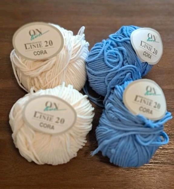 4 Bollen Linie 20 Cora Garen - Nieuw!, Hobby en Vrije tijd, Ophalen of Verzenden, Nieuw, Breien of Haken, Wol of Garen