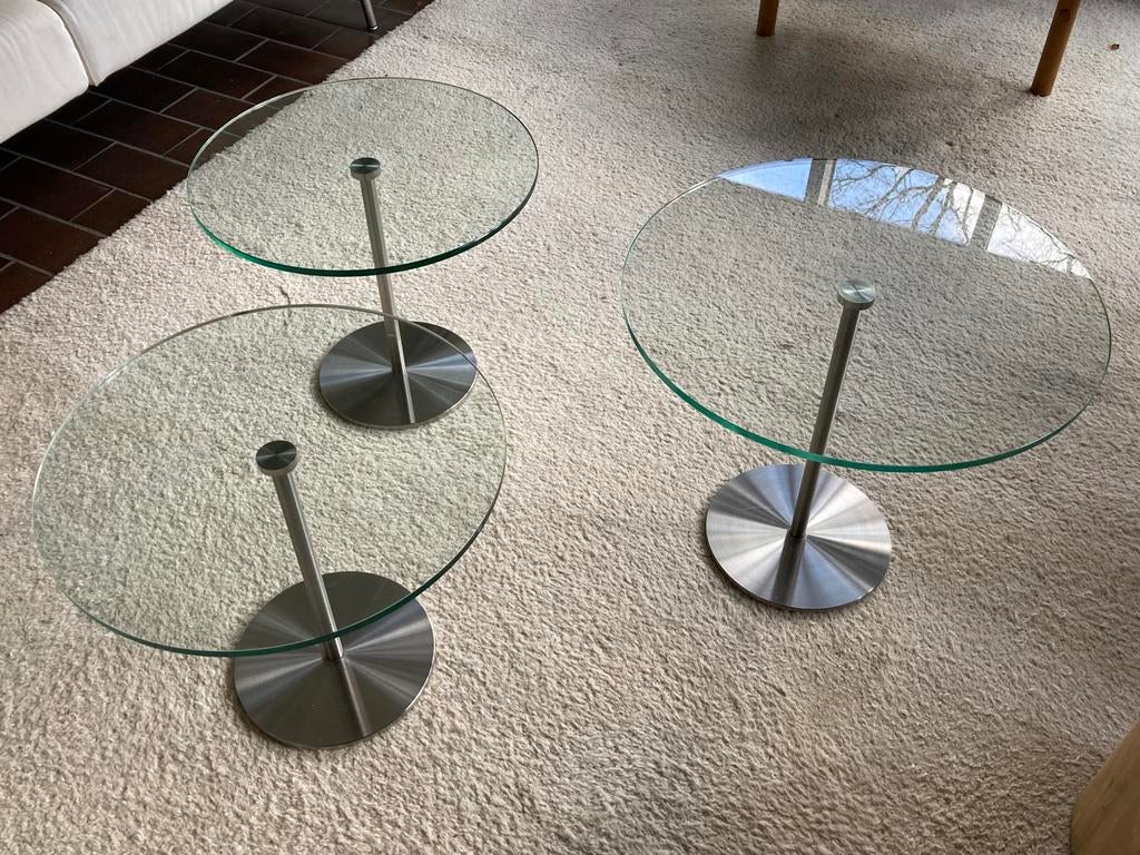 Bijzettafels Metaform Bon, Huis en Inrichting, Tafels | Bijzettafels, Minder dan 55 cm, Rond, Ophalen, 45 tot 60 cm