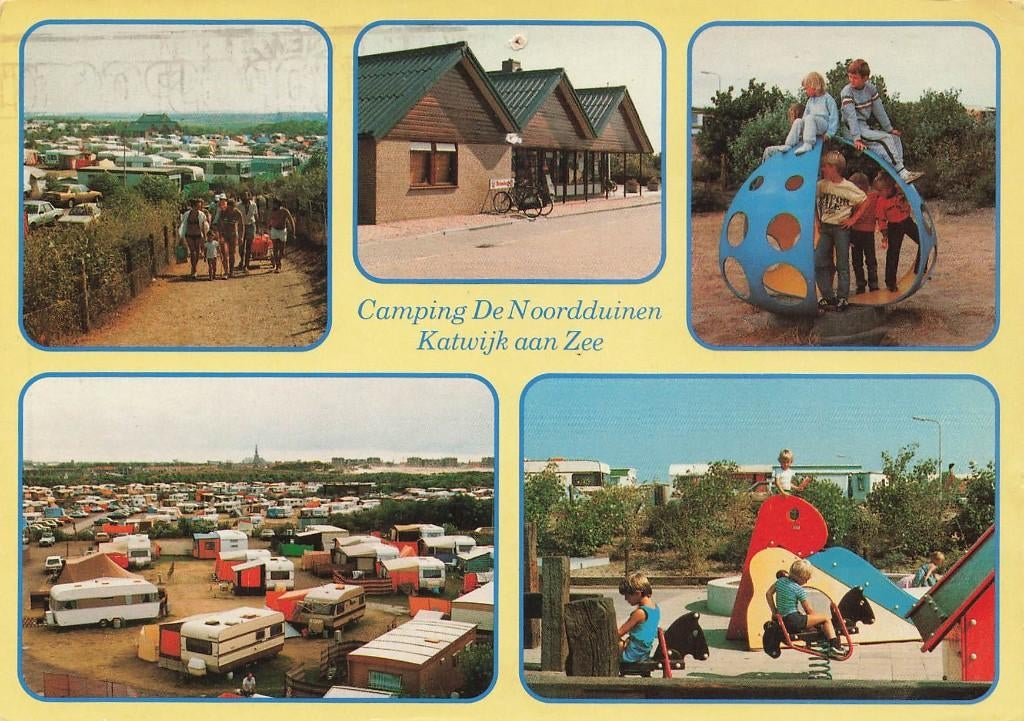 Camping De Noordduinen, Katwijk aan Zee, Ophalen of Verzenden, 1980 tot heden, Gelopen, Zuid-Holland