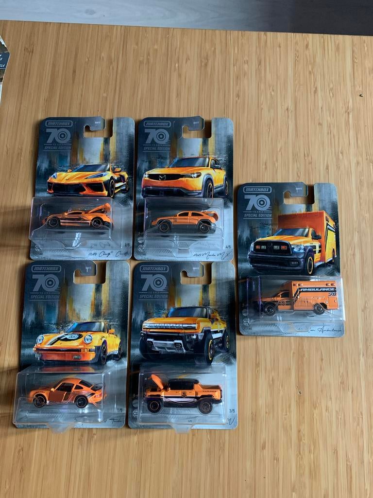 Matchbox 70 Jaar Special Edition Set, Hobby en Vrije tijd, Modelauto's | 1:18, Ophalen of Verzenden, Nieuw, Auto