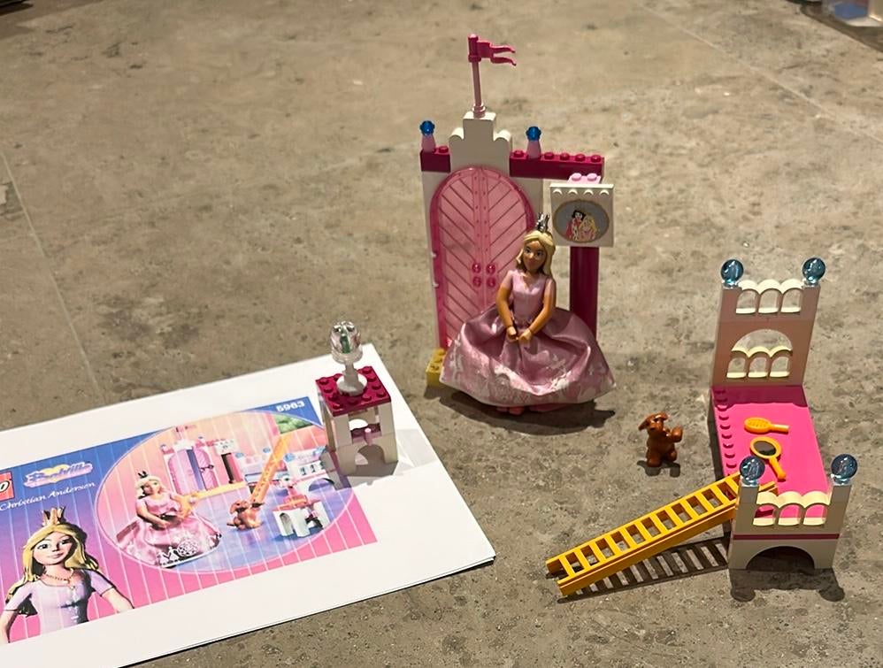 LEGO Belville set 5963, de prinses op de erwt, Kinderen en Baby's, Speelgoed | Duplo en Lego, Ophalen of Verzenden, Gebruikt, Complete set