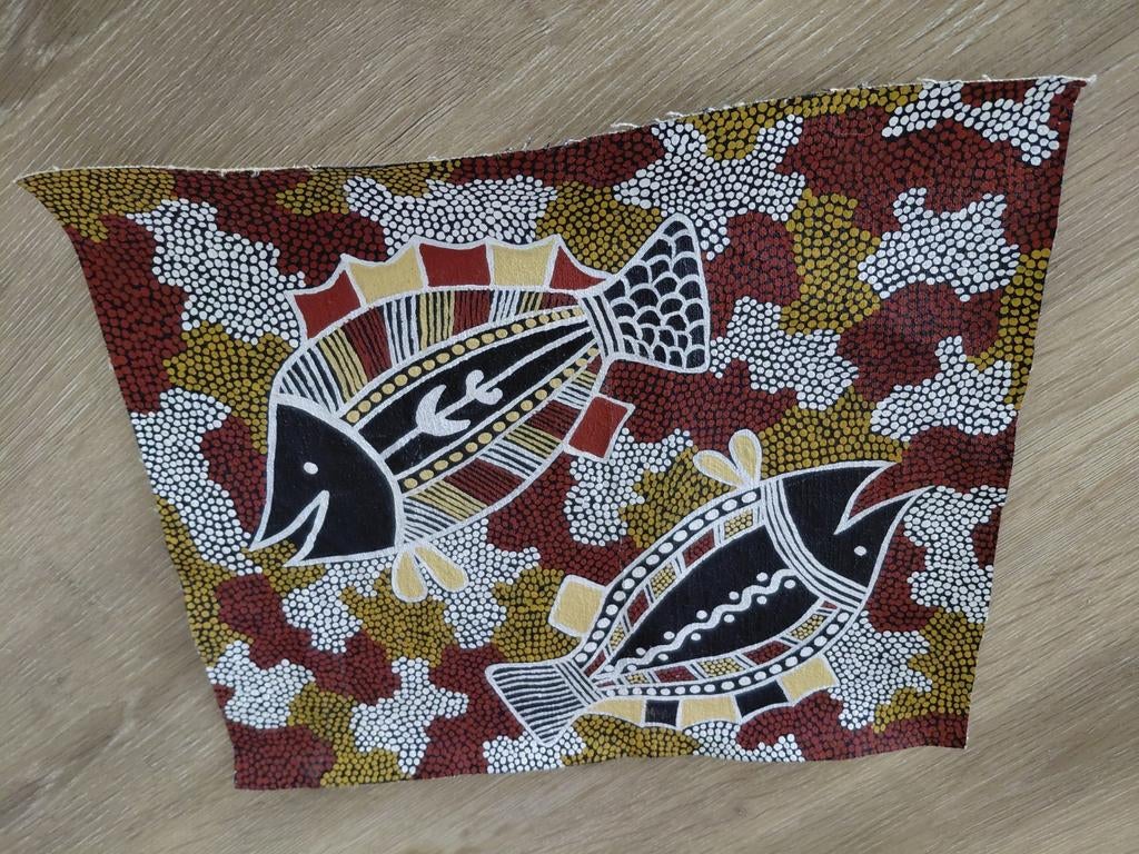 Origineel dots painting, Ophalen of Verzenden