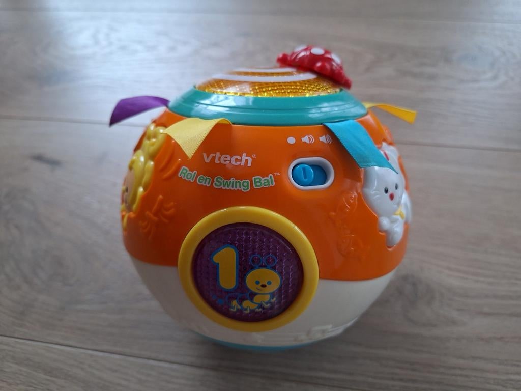 VTech Rol en Swing Bal, Kinderen en Baby's, Speelgoed | Vtech, Ophalen of Verzenden, Zo goed als nieuw, 6 maanden tot 2 jaar
