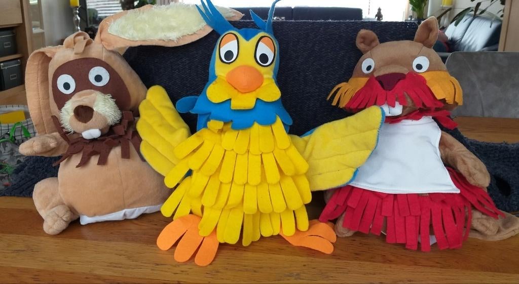 Handpoppen Fabeltjeskrant, Ophalen, Zo goed als nieuw