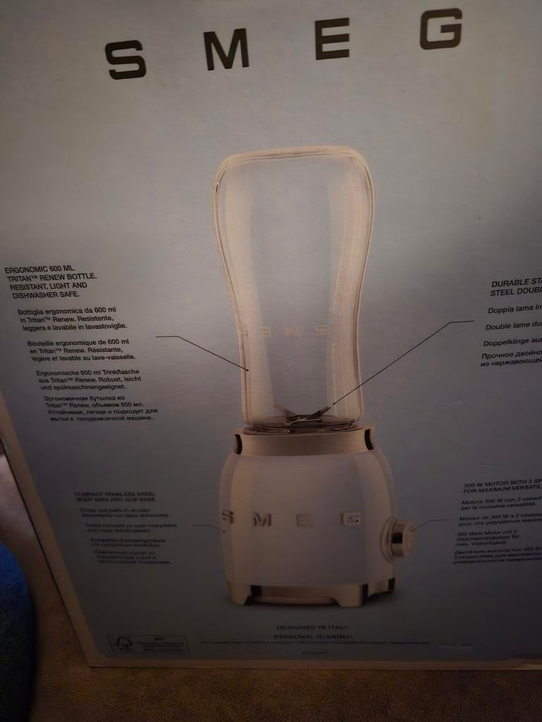 Smeg Blender - Nieuwstaat!, Witgoed en Apparatuur, Blenders, Ophalen of Verzenden, Nieuw, Blender