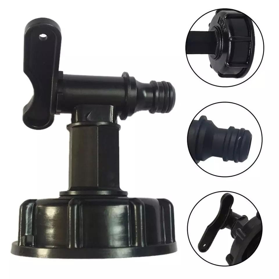 IBC Adapter S60x6 met 3/4” HDPE-kraan, 150 liter of meer, Ophalen of Verzenden, Nieuw, Kunststof