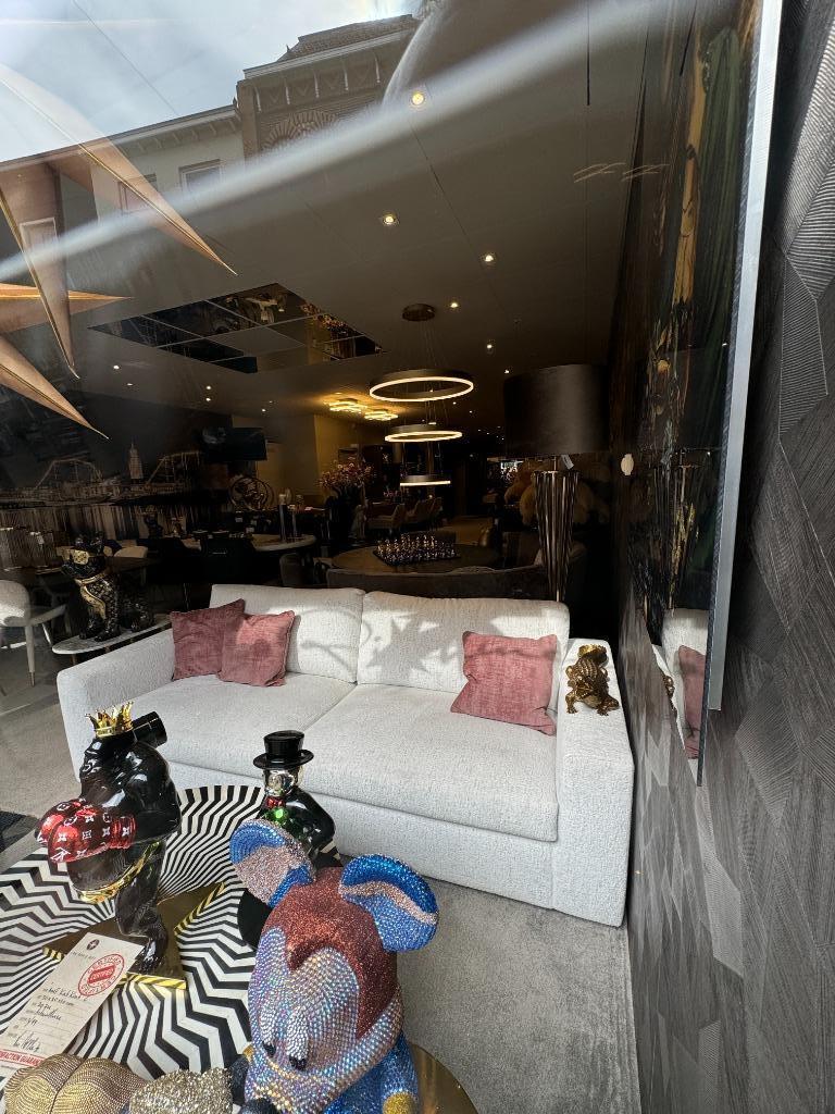 Bank 2 zits, 150 tot 200 cm, 75 tot 100 cm, Ophalen of Verzenden, Rechte bank