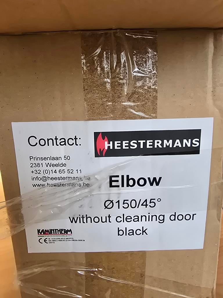 Kachelpijp elleboog, Ophalen of Verzenden, Nieuw, Elektrisch, Overige soorten