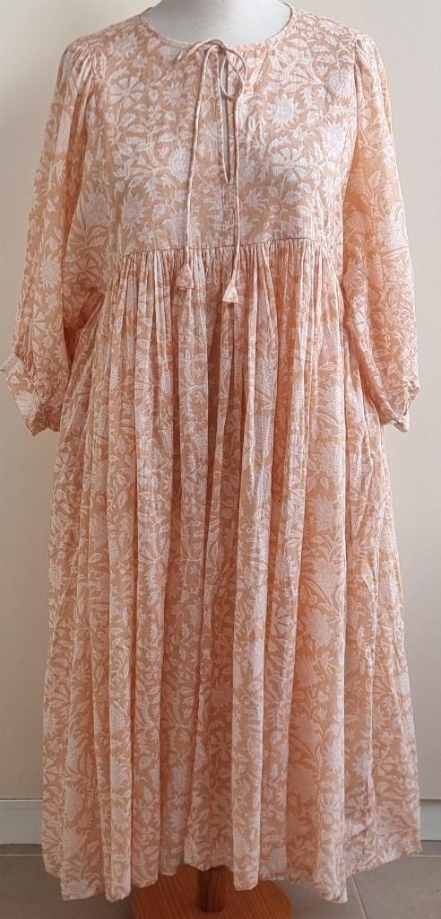 Daughters of India zachtoranje jurk mt. L, Kleding | Dames, Maat 42/44 (L), Oranje, Ophalen of Verzenden, Zo goed als nieuw