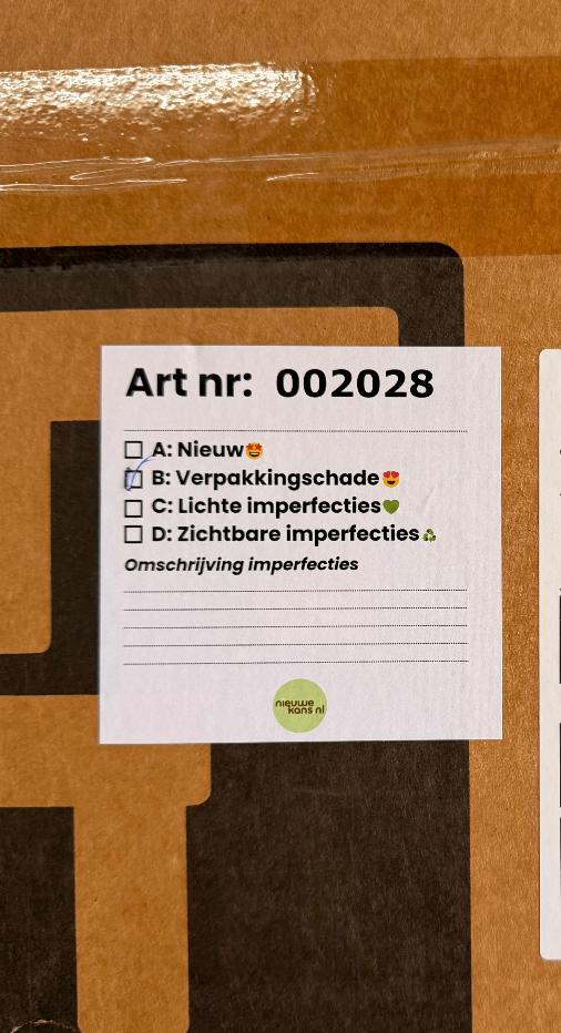 House Nordic Brisbane slanke vitrinekast Wit | Van €295, nu, House Nordic, House Nordic, 150 tot 200 cm, 25 tot 50 cm