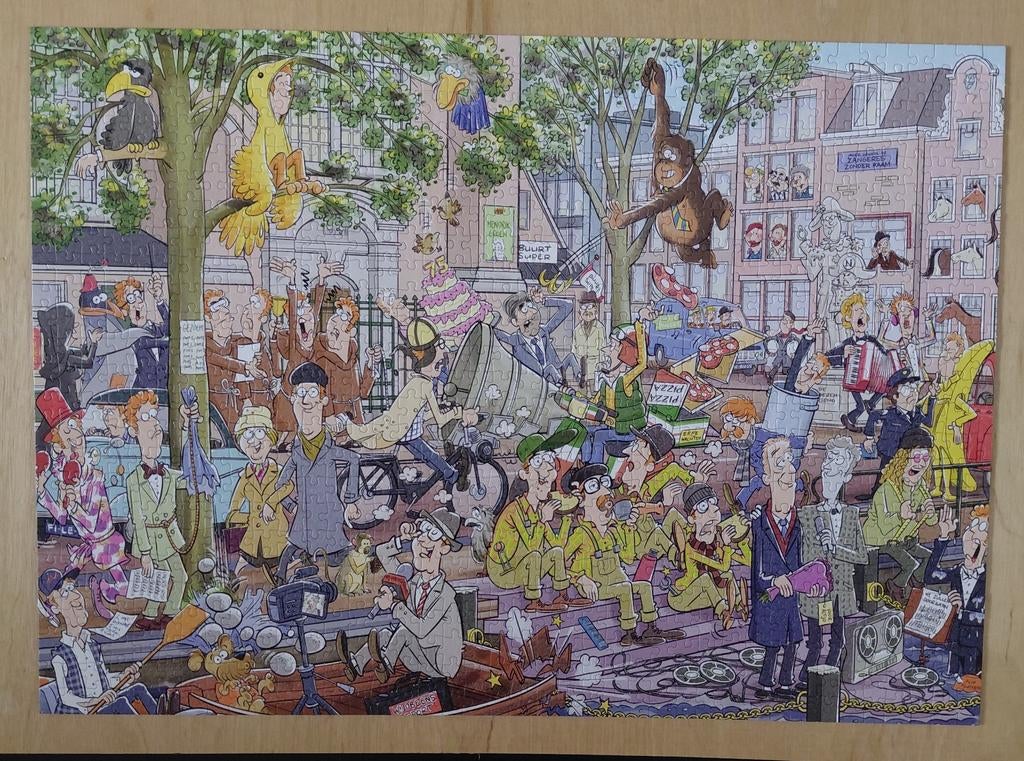 Puzzels, Hobby en Vrije tijd, Ophalen of Verzenden, 500 t/m 1500 stukjes, Zo goed als nieuw