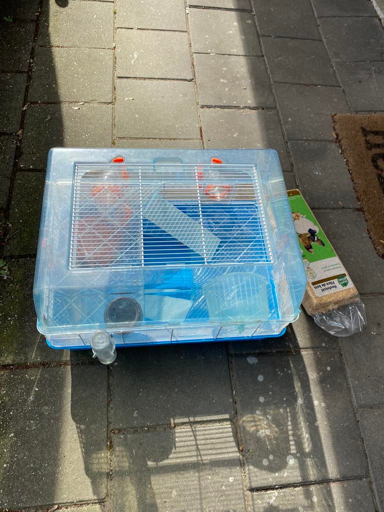 Hamster kooi, Kooi, Minder dan 75 cm, Zo goed als nieuw, Hamster