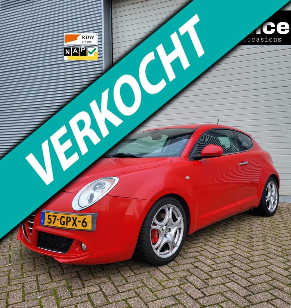 Alfa Romeo MiTo 1.4 T Sport 155 PK ! Nwe APK NAP, Auto's, Alfa Romeo, Voorwielaandrijving, Zwart, 4 cilinders, 49 €/maand