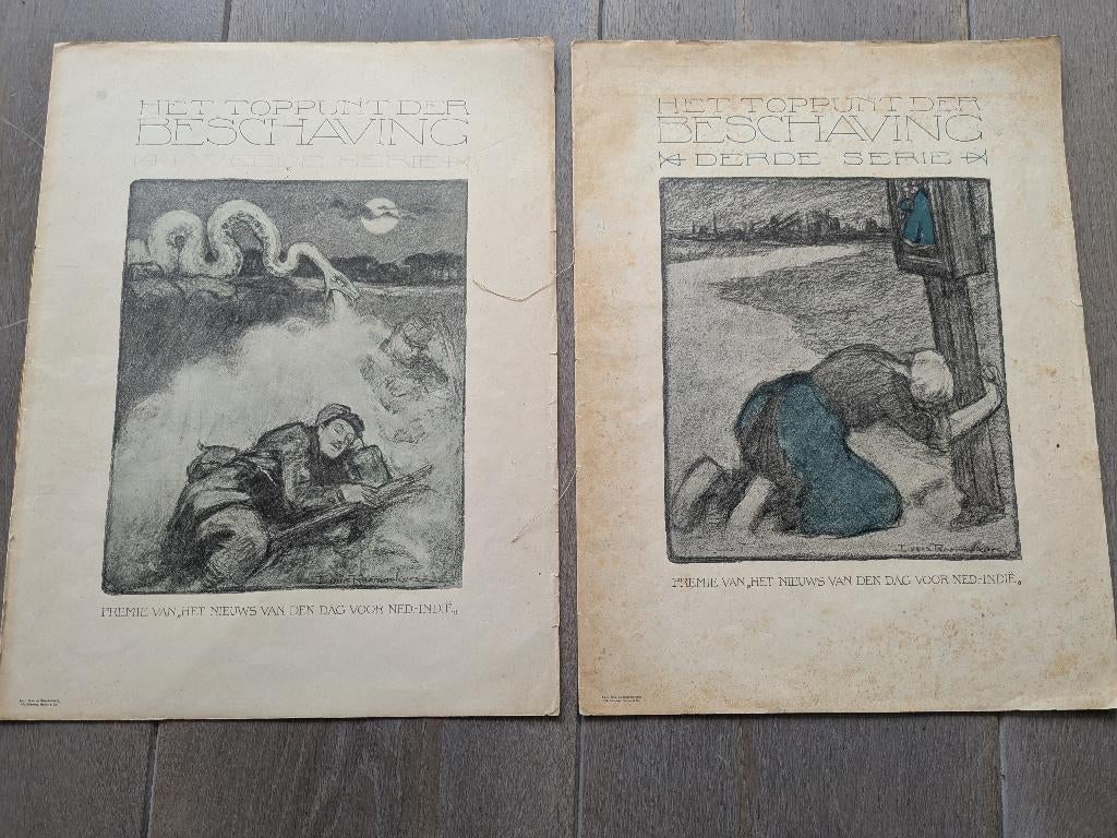 Het toppunt der beschaving - 2/3e serie - Louis Raemaekers, Ophalen of Verzenden, 20e eeuw of later, Gelezen, Europa