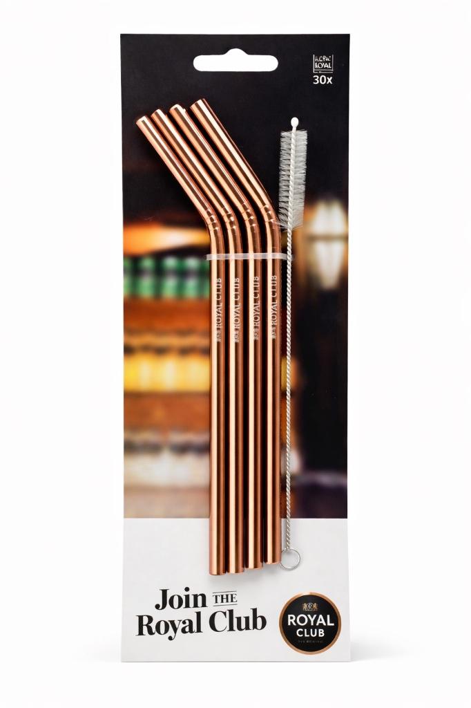 Partij Nieuw – RVS drinkrietjes met borstel – 500 stuks €300, Ophalen, Nieuw