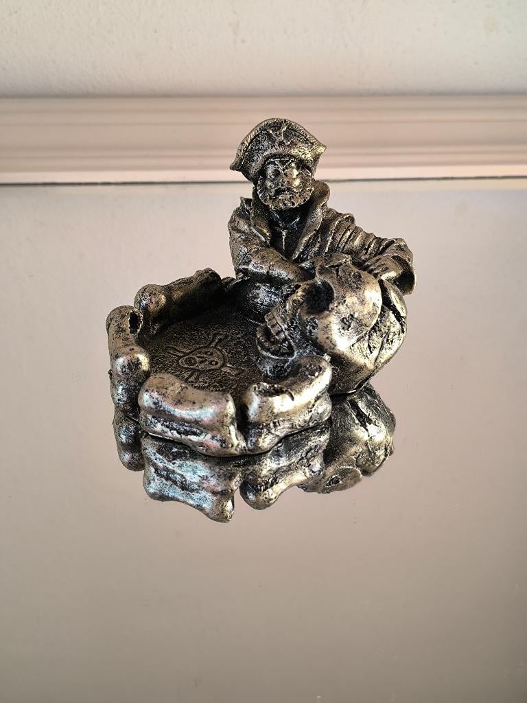 Decoratieve piraat asbak – vintage stijl, Ophalen of Verzenden, Nieuw