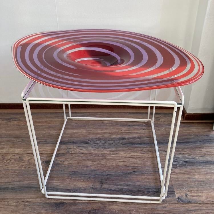 Kunst object glazen schaal, Ophalen of Verzenden