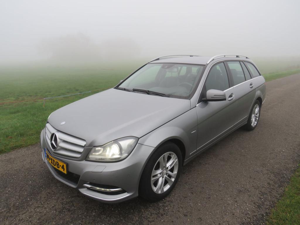 Mercedes-Benz C-Klasse 220 CDI 170pk Business Avangarde 2012, Mercedes-Benz, Stationwagon, Zilver of Grijs, 2143 cc