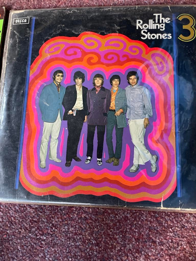 The Rolling Stones - 3 (Decca) & Some Girls LP's, Ophalen of Verzenden, Gebruikt, 12 inch, Poprock