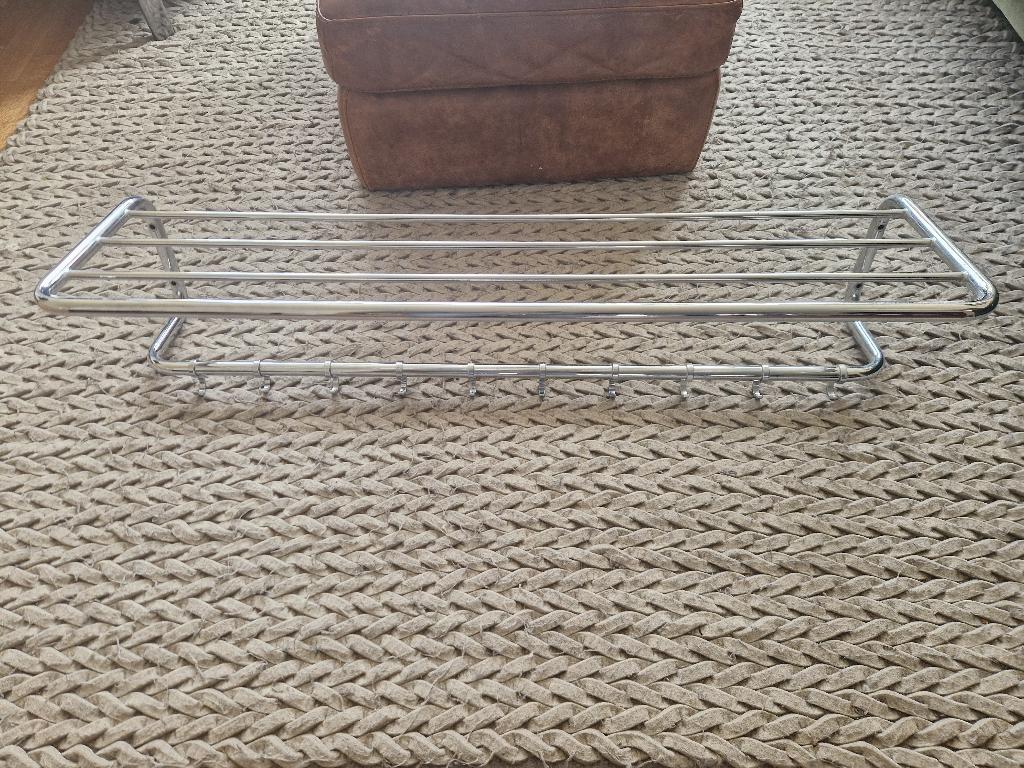 Gispen chromen kapstok 1013, Huis en Inrichting, Woonaccessoires | Kapstokken, Gebruikt, Minder dan 100 cm, Metaal, Ophalen