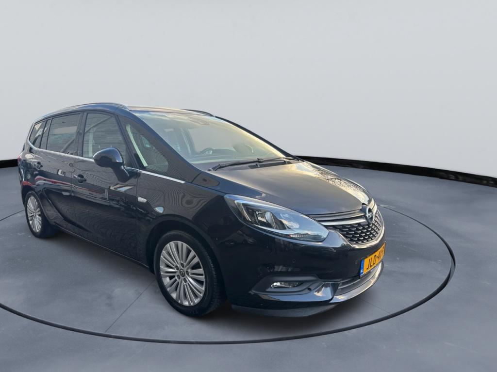 Opel Zafira 1.4 T Cosmo | 3 MND GAR | NAVI | CLIMA |TREKHAAK, 0 cilinders, Leder en Stof, Zwart, Origineel Nederlands