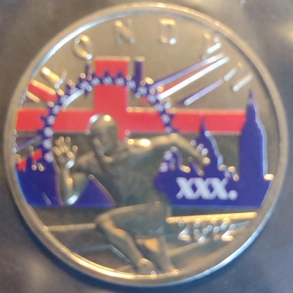 Slowakije Penning 2012 BU LONDEN Olympisch Kleur, Ophalen of Verzenden, Overige materialen, Buitenland