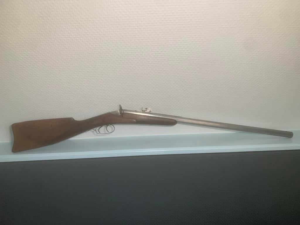 Antiek Oud 6mm target geweer/schijfgeweer Flobert opknapper, Ophalen of Verzenden