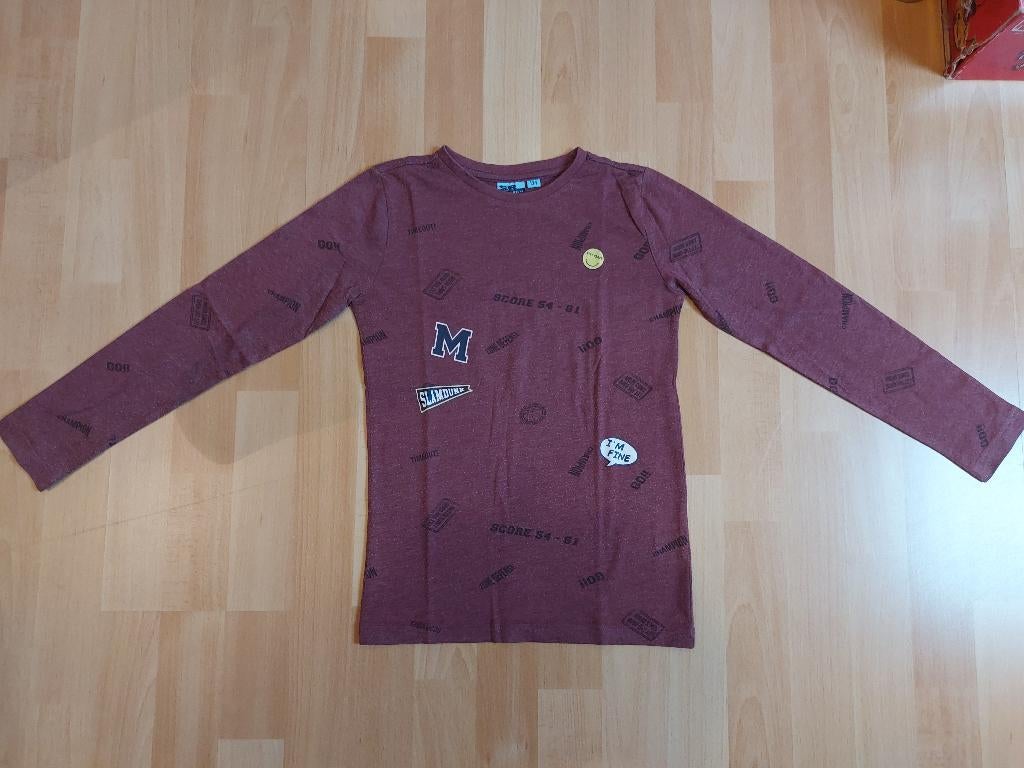 Rood longsleeve *Scamps & Boys*, Kinderen en Baby's, Kinderkleding | Maat 134, Gebruikt, Shirt of Longsleeve, Jongen, Scamps & Boys