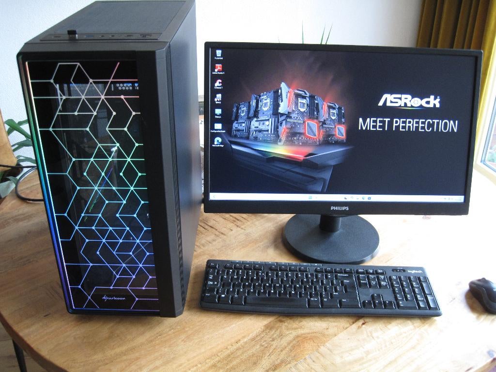 Game PC i7 8700-4.6--GHZ-GTX 1660 6GB-1TB-256 SD-16GB, Ophalen, Virtual Reality, Zo goed als nieuw, HDD