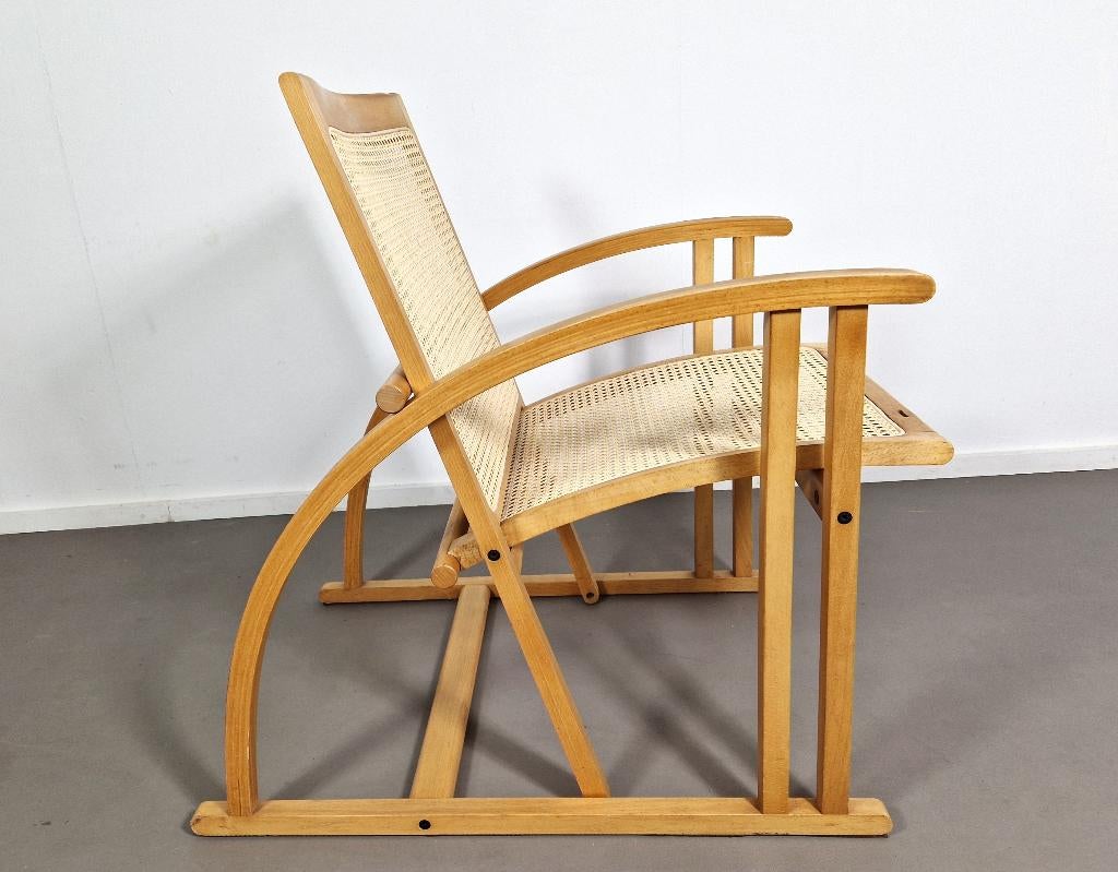 Arc lounge stoel | Pascal Mourgue | Triconfort France, Ophalen, Gebruikt, -, Hout