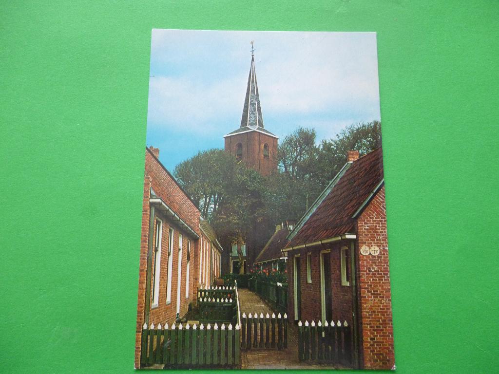 ansichtkaart Metslawier Ned.Herv. Kerk, Ophalen of Verzenden, 1980 tot heden, Ongelopen, Friesland