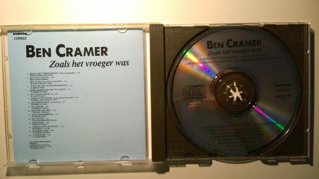 Ben Cramer - Zoals Het Vroeger Was, Ophalen of Verzenden, Zo goed als nieuw, Pop