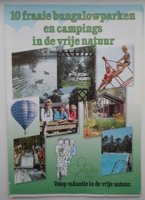 Folder - 10 fraaie bungalowparken en campings, Ophalen of Verzenden, Gebruikt, Overige typen