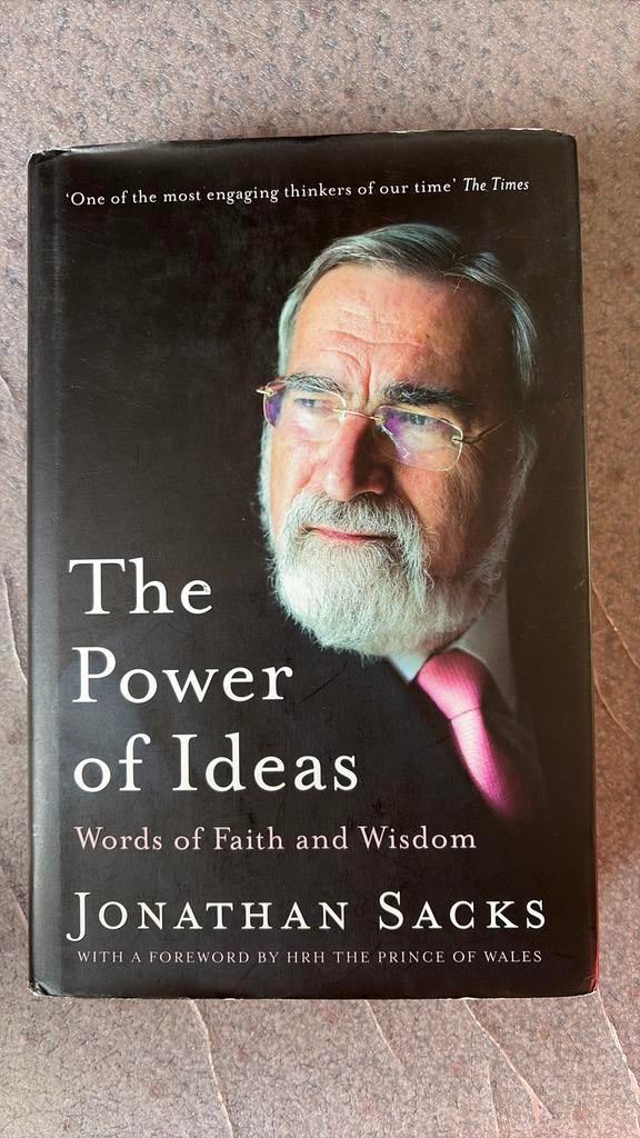 Jonathan Sacks - The Power of Ideas. Gebonden boek., Ophalen of Verzenden, Zo goed als nieuw