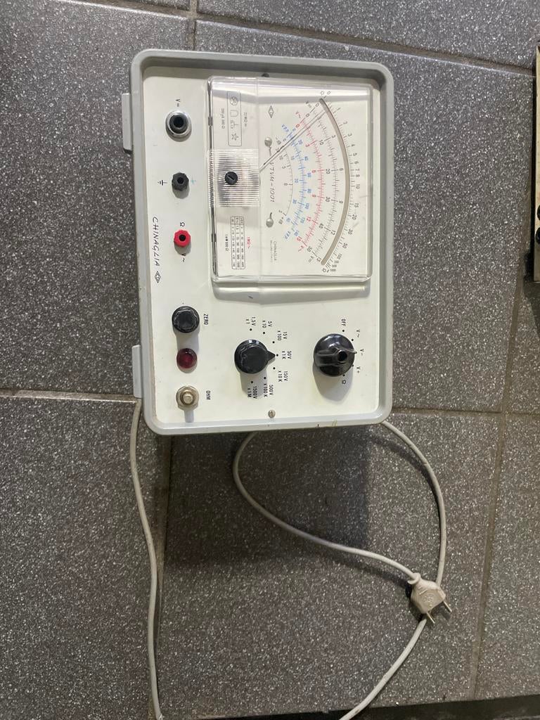 Vintage Chinaglia VTVM-1001 Vacuümbuis Voltmeter, Ophalen of Verzenden
