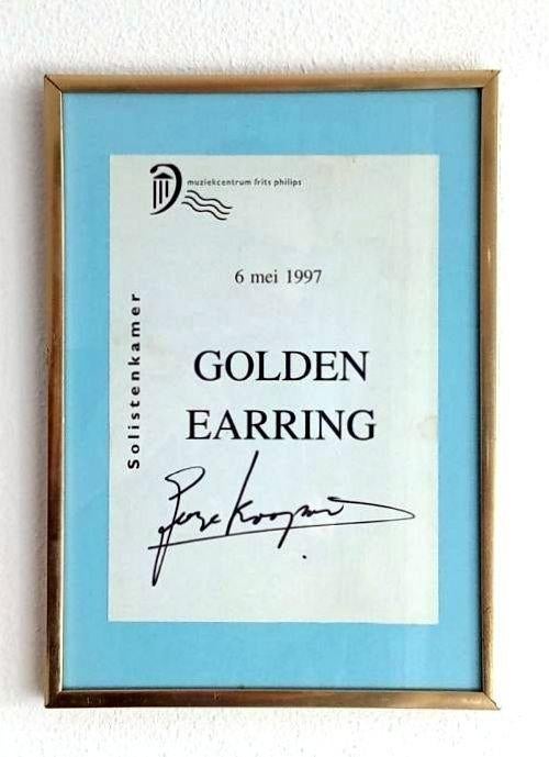 Golden Earring: George Kooymans gesigneerd., Ophalen of Verzenden, Gebruikt