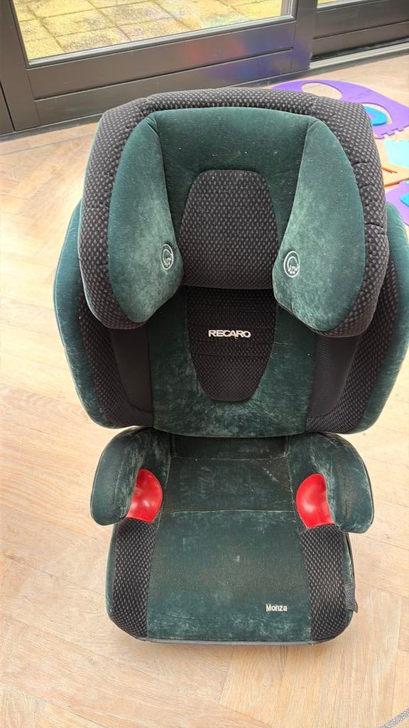 Recaro Monza autostoel in zwart, compleet met ISOFIX, Overige merken, 15 t/m 36 kg, Ophalen of Verzenden, Zo goed als nieuw