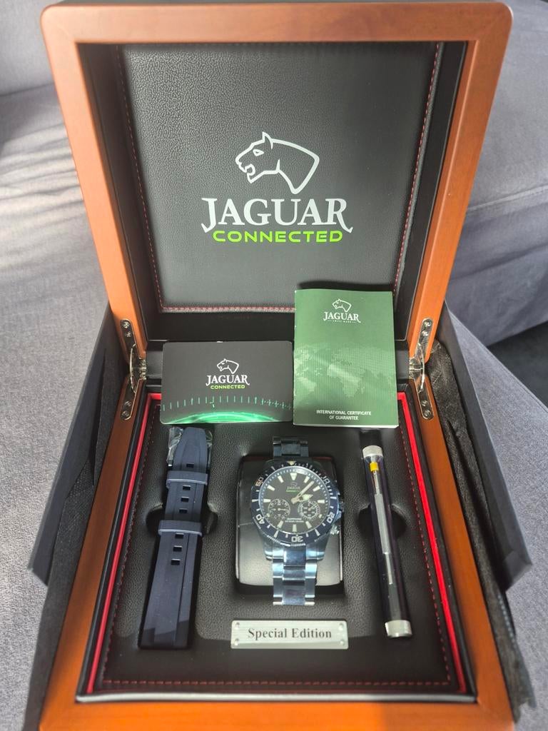 Jaguar Connected Men Special Edition Horloge Blauw, Sieraden, Tassen en Uiterlijk, Horloges | Heren, Ophalen of Verzenden