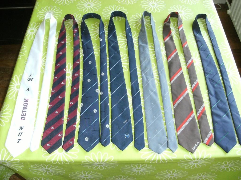 Verzameling stropdassen van bedrijven (3), Verzamelen, Merken en Reclamevoorwerpen, Ophalen of Verzenden, Zo goed als nieuw, Overige typen