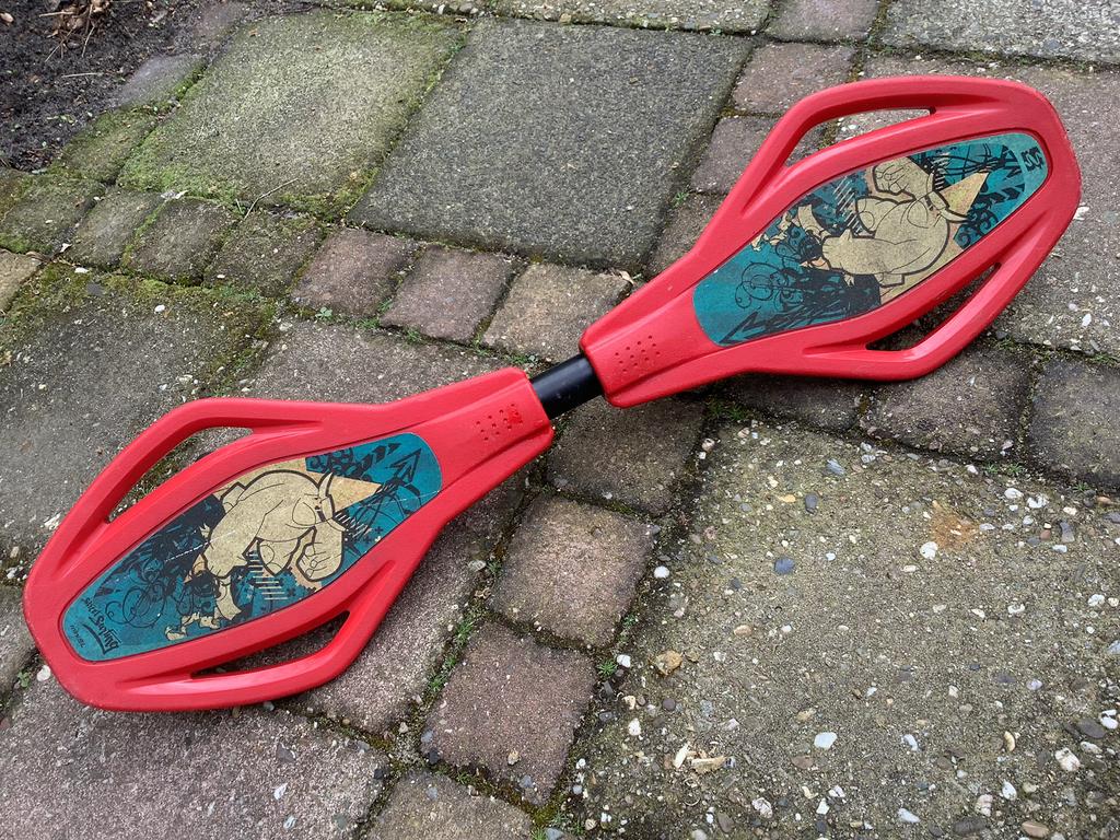 Waveboard rood, klein, Ophalen, Gebruikt, Waveboard