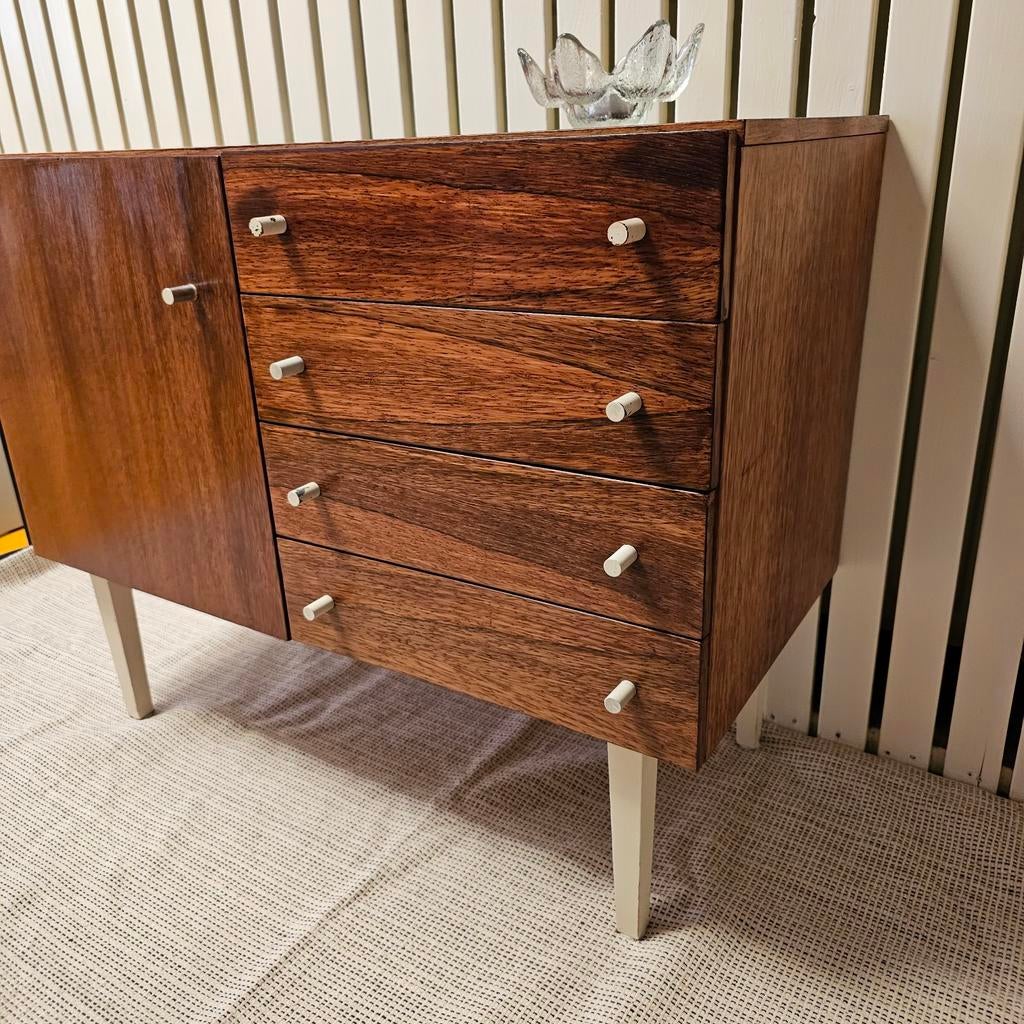 Retro vintage Kastje, Ophalen, Met deur(en), 50 tot 100 cm, X