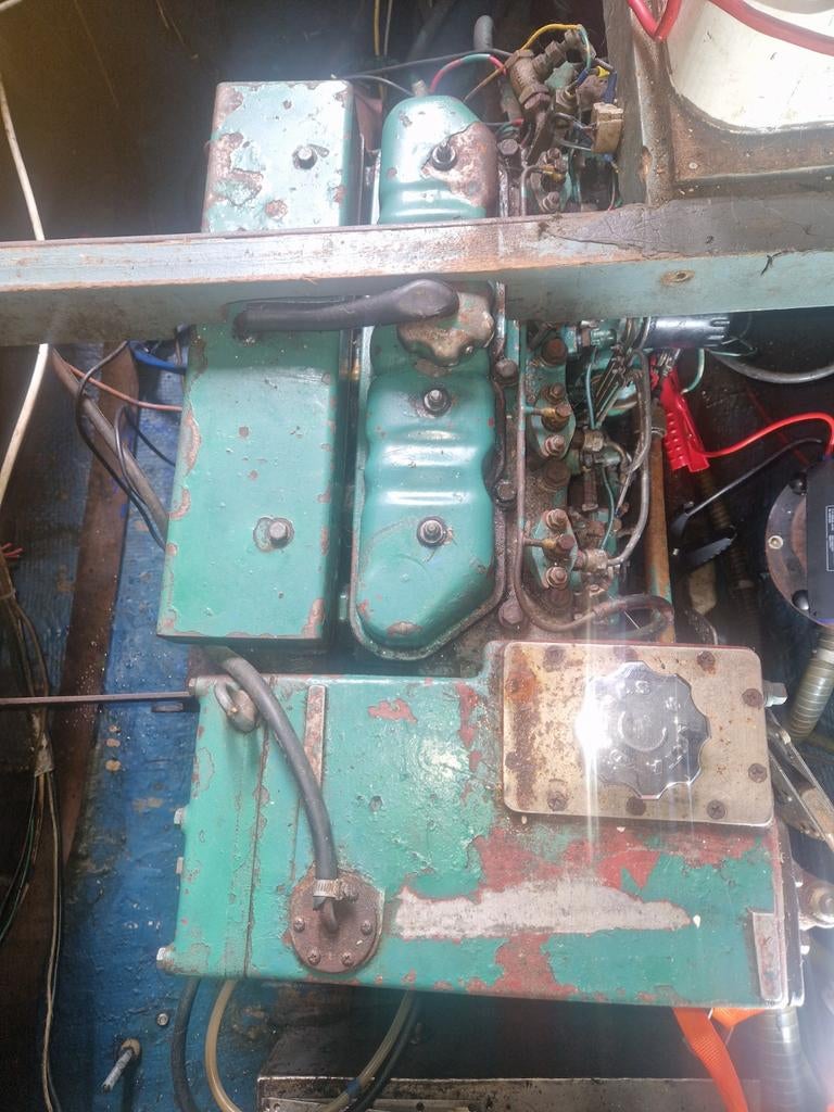 Volvo Penta MD21 dieselmotor, Ophalen, Gebruikt