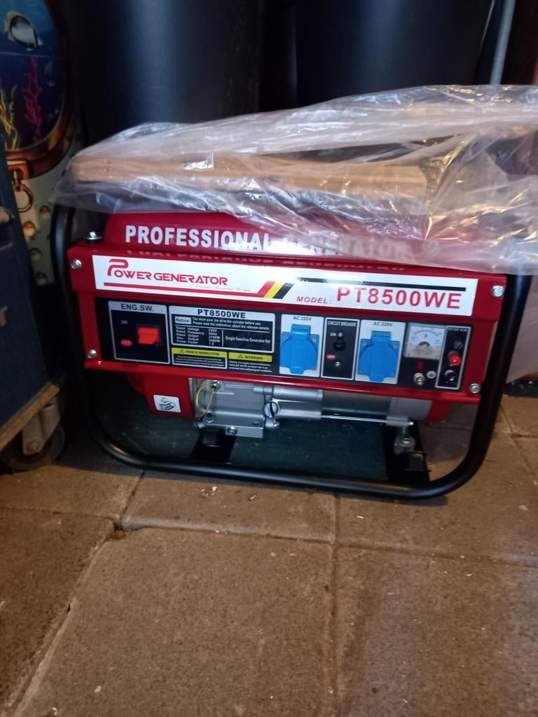 Aggregaat, Ophalen, Nieuw, Minder dan 5 kVA, Benzine