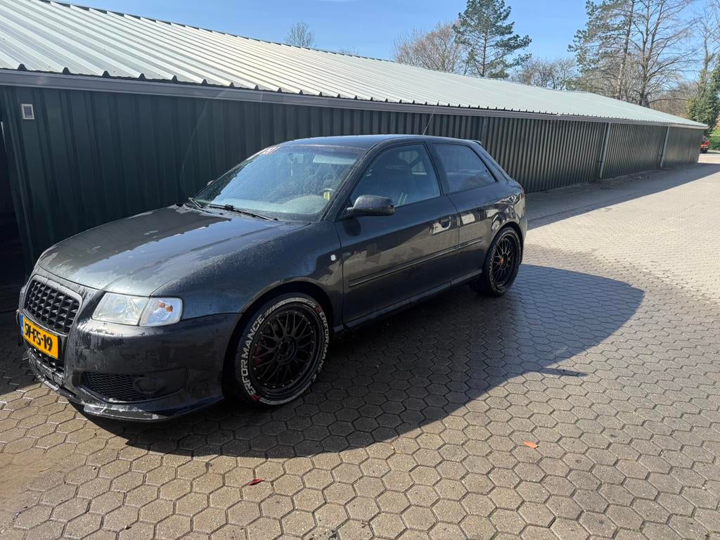 Audi A3 1.8 Turbo 110KW 3D 1998 Zwart Ringtoo/trackday ready, 4 cilinders, 610 kg, Origineel Nederlands, Handgeschakeld